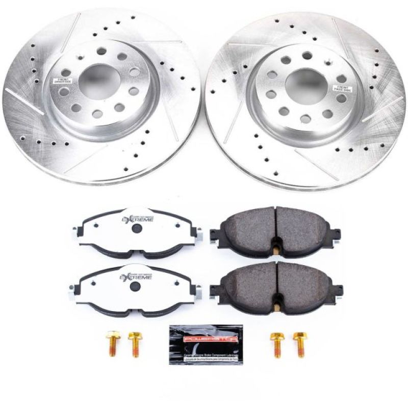 PSB Z26 Street Warrior Kit - Power Stop 15-18 Audi A3 Front Z26 Street Warrior Brake Kit