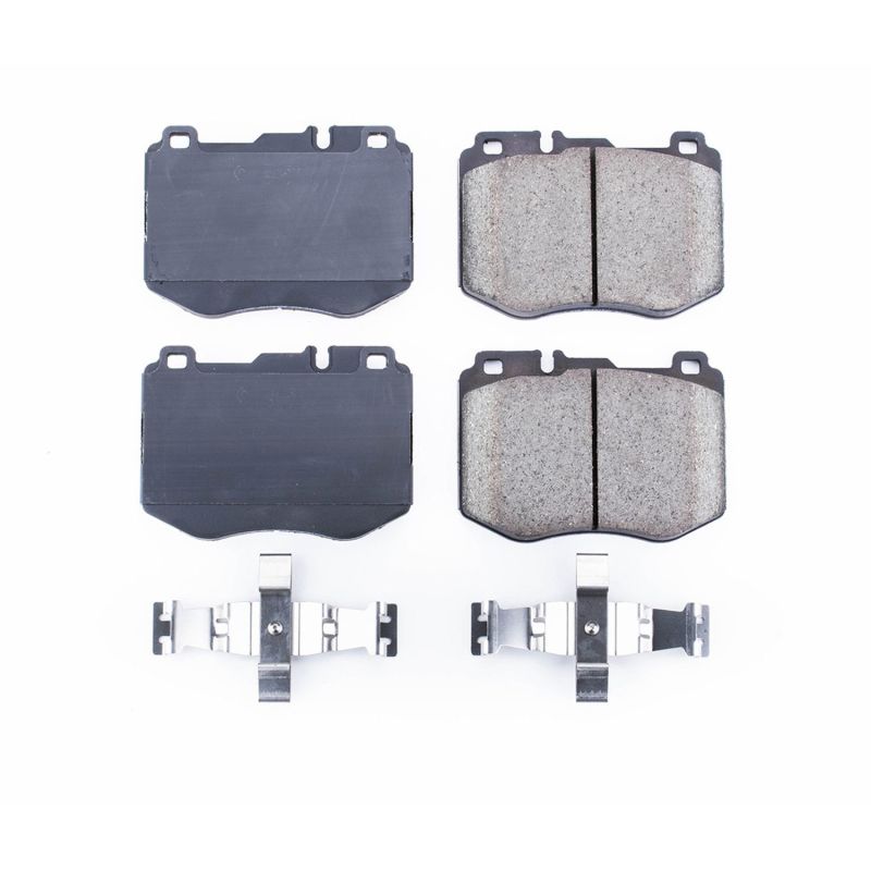 PSB Z17 Evolution Brake Pads - Power Stop 15-17 Mercedes-Benz C300 Front Z17 Evolution Ceramic Brake Pads w/Hardware
