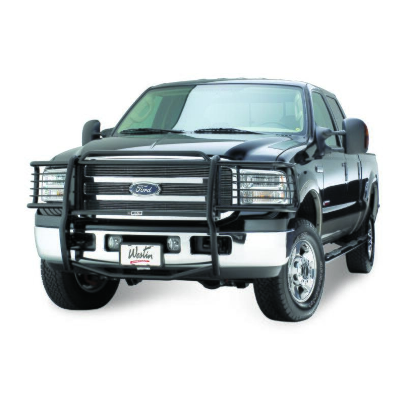 WES Sportsman Grille Guards - Westin 2005-2007 Ford F-250/350/450/550HD Super Duty Sportsman Grille Guard - Black