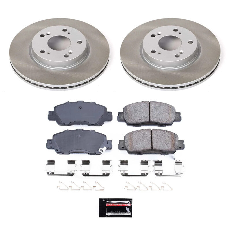 PSB Semi-Coated Rotor Kits - Power Stop 16-17 Honda Accord Front Semi-Coated Rotor Kit