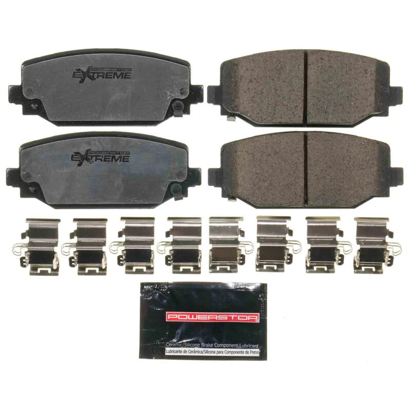 PSB Z36 Truck & Tow Brake Pads - Power Stop 2022 Jeep Grand Cherokee Rear Z36 Truck & Tow Brake Pads w/Hardware