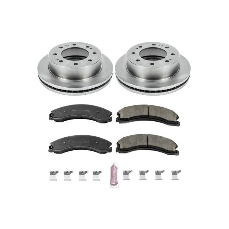 PSB Autospecialty Rotor - Power Stop 12-19 GMC Sierra 3500 HD Front Autospecialty Brake Kit