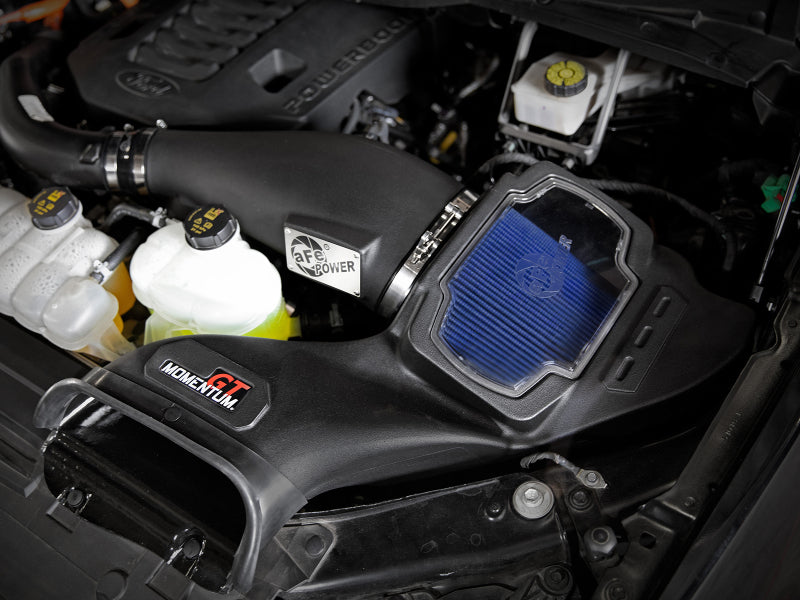 AFE Momentum GT Cold Air Intakes - aFe Momentum GT Pro 5R Cold Air Intake System 2021-2022 Ford F-150 V6-3.5L (tt) PowerBoost