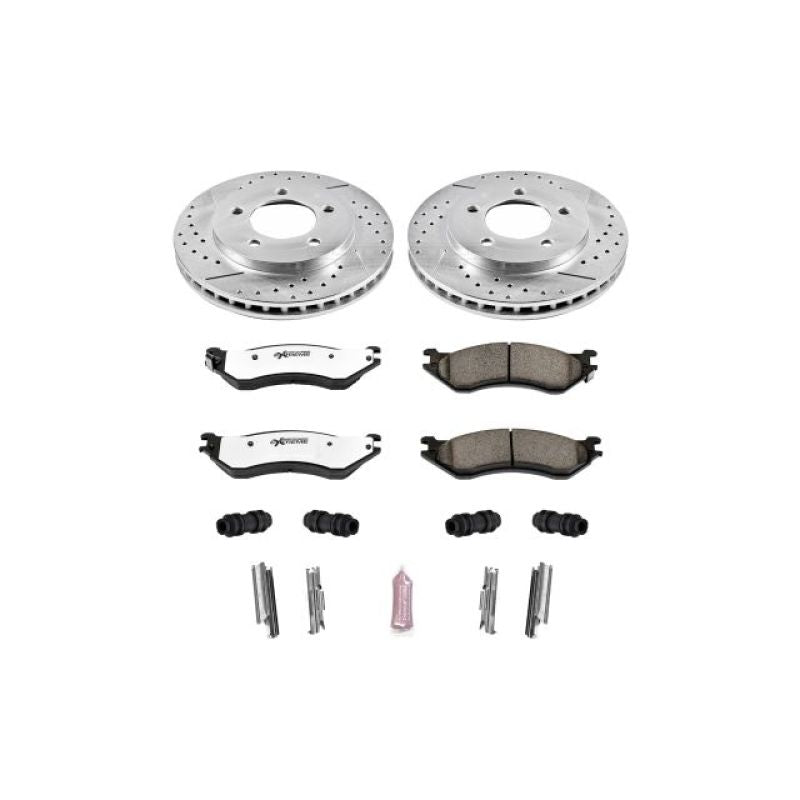 PSB Z36 Truck & Tow Kit - Power Stop 97-02 Ford Expedition Front Z36 Truck & Tow Brake Kit