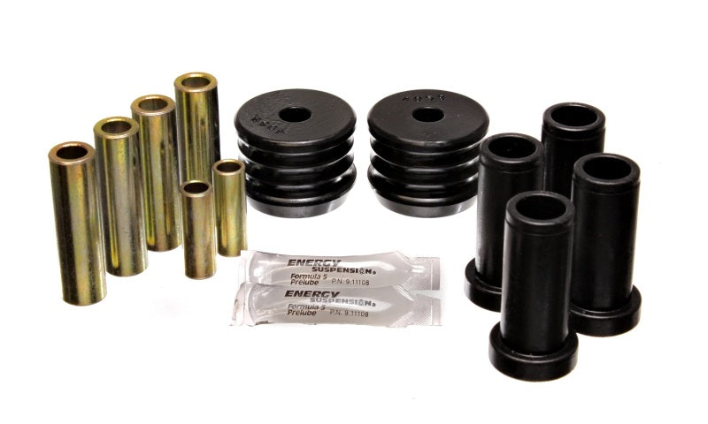 ES Cntrl Arm Bushings - Black - Energy Suspension 64-75 BMW 2002 Black Rear Control Arm Bushing Set