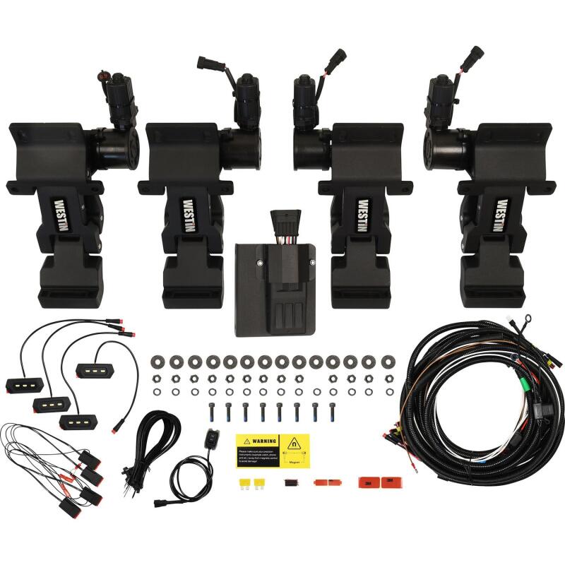 WES Running Boards - Pro-e - Westin 15-25 Ford F-150 SuperCab / 17-25 F-250/350 SuperCab Pro-e Running Boards - Tex. Blk
