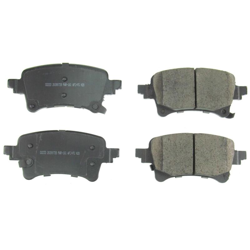PSB Z16 Evolution Brake Pads - Power Stop 2020 Jeep Gladiator Rear Z16 Evolution Ceramic Brake Pads