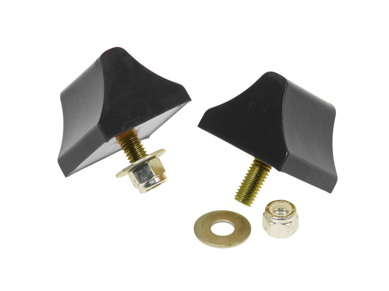 PRO Bump Stops - Blk - Prothane Universal Bump Stop 1-3/8 X 2 X 2-1/4 Wedge - Black