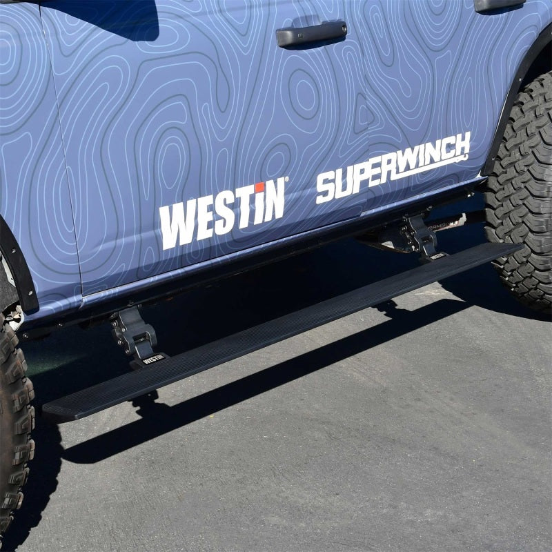 WES Running Boards - Pro-e - Westin 21-23 Ford Bronco 4dr (Excl. Bronco Sport) Pro-e Running Boards - Tex. Blk