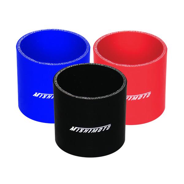 MM Couplers - Straight - Mishimoto 3.0 Inch Black Straight Coupler