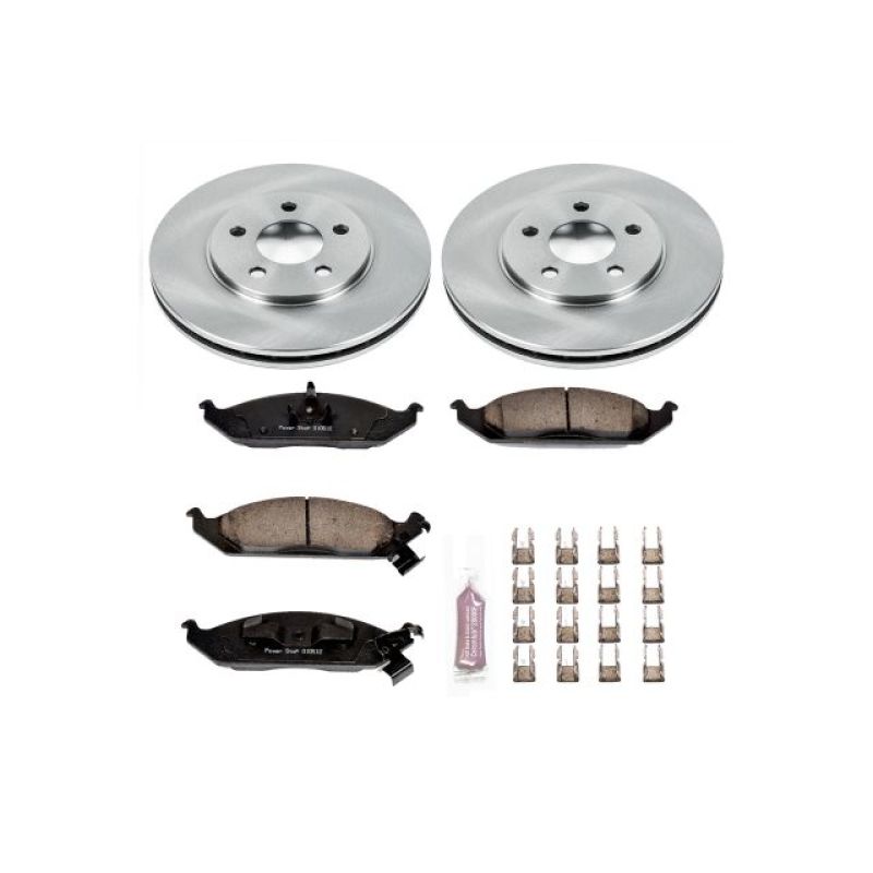 PSB Autospecialty Kit - Power Stop 95-00 Chrysler Cirrus Front Autospecialty Brake Kit