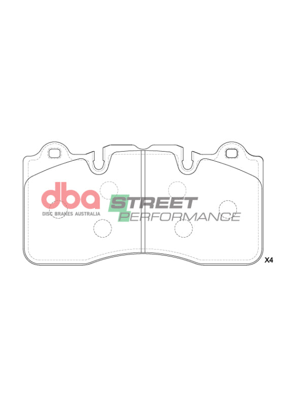 DBA SP Performance Brake Pads - DBA 17-18 Alfa Romeo Giulia Quadrifoglio SP Performance Front Brake Pads