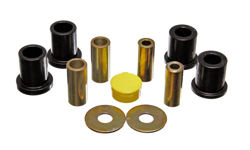 ES Cntrl Arm Bushings - Black - Energy Suspension 97-01 Ford Escort ZX2 Black Front End Control Arm Bushing Set