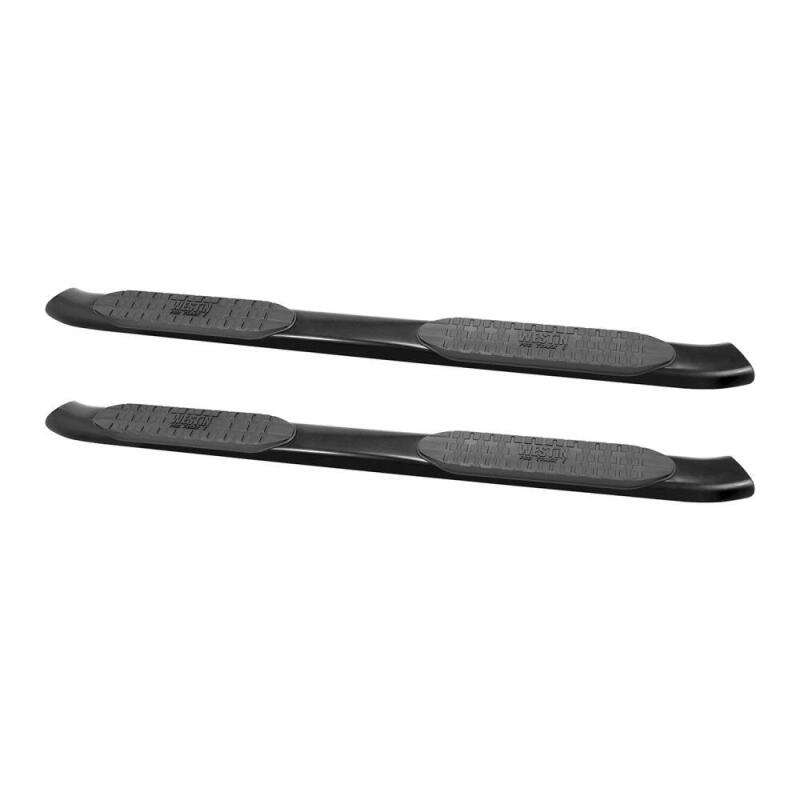WES Nerf Bars - PRO TRAXX 5 - Westin 2019 Ram 1500 Crew Cab (Excl. 2019 Ram 1500 Classic) PRO TRAXX 5 Oval Nerf Step Bars - Black