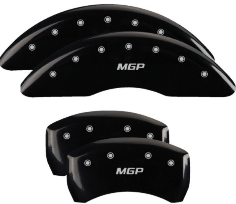 MGP Caliper Covers 4 Standard - MGP 4 Caliper Covers Engraved Front & Rear MGP Black Finish Silver Char 2019 Mercedes-Benz GLE43 AMG