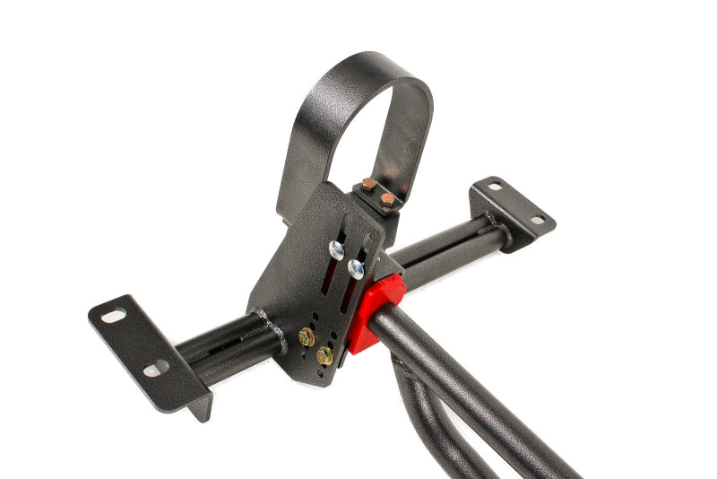 BMR Torque Arms - BMR 93-02 F-Body w/ DSL Torque Arm Tunnel Mount (For Stock Exhaust) - Black Hammertone