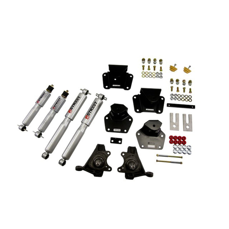 BT Lower Kit w SP Shocks - Belltech LOWERING KIT WITH SP SHOCKS