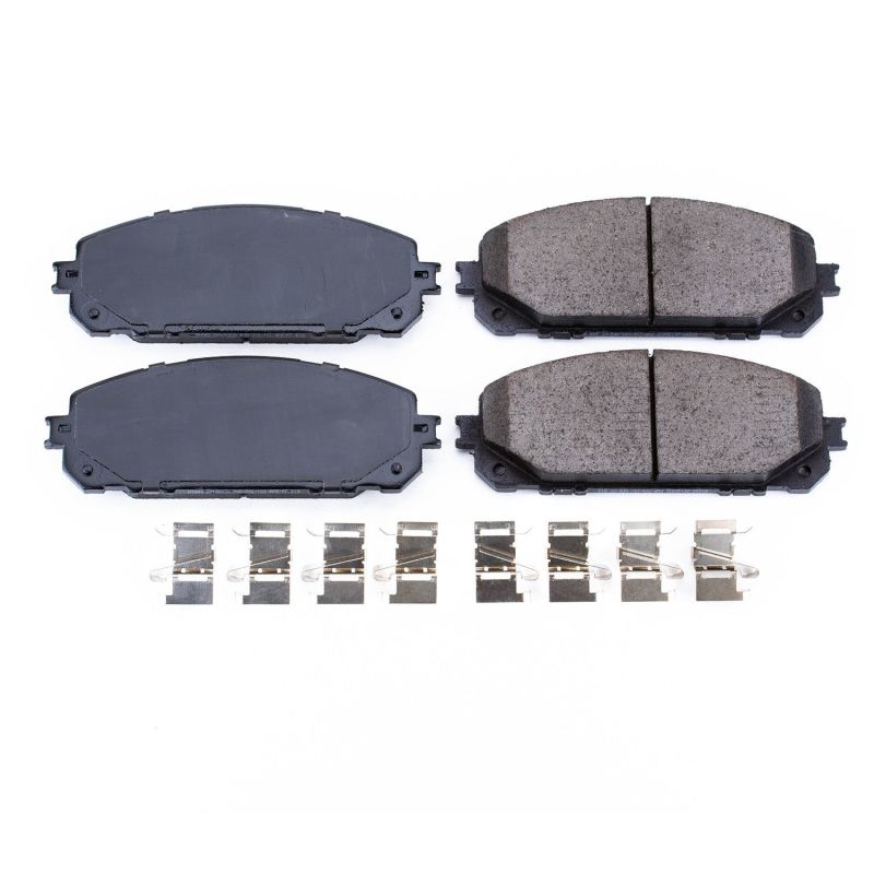 PSB Z17 Evolution Brake Pads - Power Stop 14-20 Jeep Cherokee Front Z17 Evolution Ceramic Brake Pads w/Hardware
