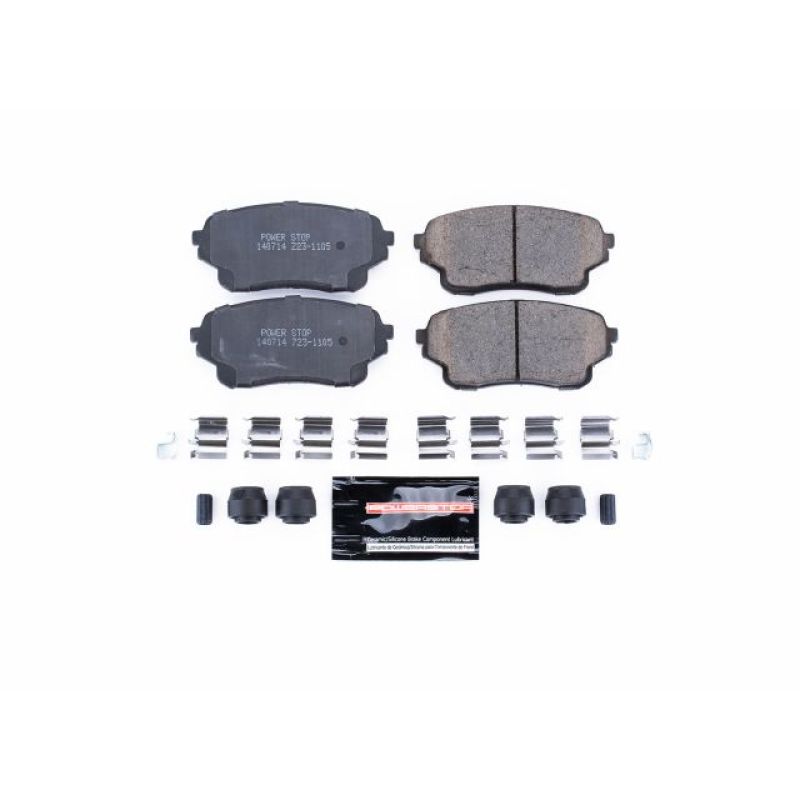 PSB Z23 Evolution Brake Pads - Power Stop 04-06 Suzuki XL-7 Front Z23 Evolution Sport Brake Pads w/Hardware