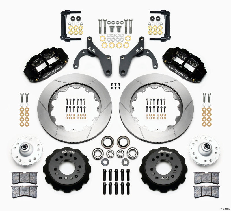 WIL Superlite Brake Kit - Wilwood Narrow Superlite 6R Front Hub Kit 14.00in 59-64 Chevy Impala / 63-64 Corvette
