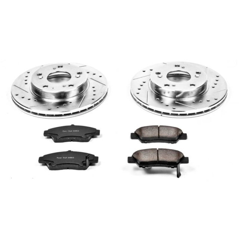 PSB Z23 Evolution Kit - Power Stop 11-15 Honda CR-Z Front Z23 Evolution Sport Brake Kit
