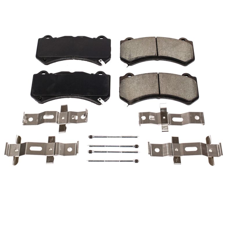PSB Z17 Evolution Brake Pads - Power Stop 16-19 Cadillac ATS Front Z17 Evolution Ceramic Brake Pads w/Hardware