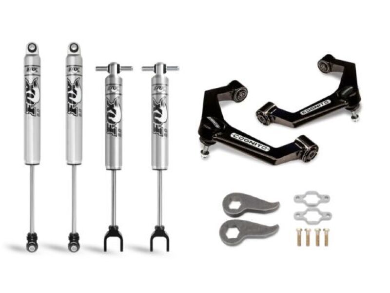 COG Leveling Kit - Elite - Cognito 11-19 Chevy/GMC Silv/Sierra 2500/3500 HD 2WD/4WD 3in Perf Leveling Kit w/ Fox PS 2.0 IFP