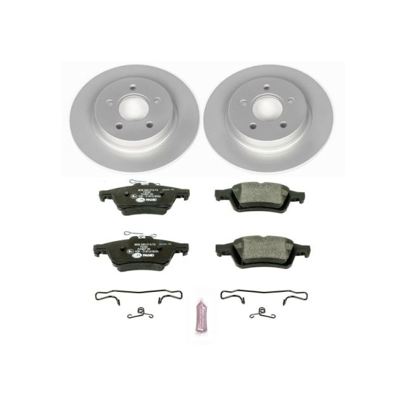 PSB Euro-Stop Kit - Power Stop 08-13 Volvo C30 Rear Euro-Stop Brake Kit