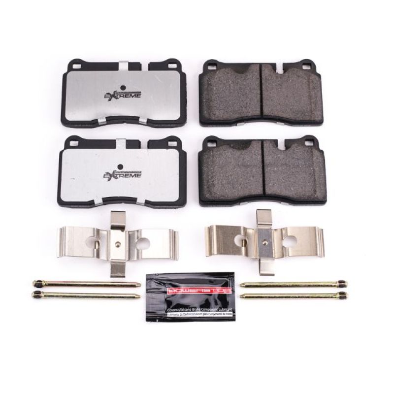 PSB Z26 Extreme Brake Pads - Power Stop 07-12 Volkswagen Touareg Front or Rear Z26 Extreme Street Brake Pads w/Hardware