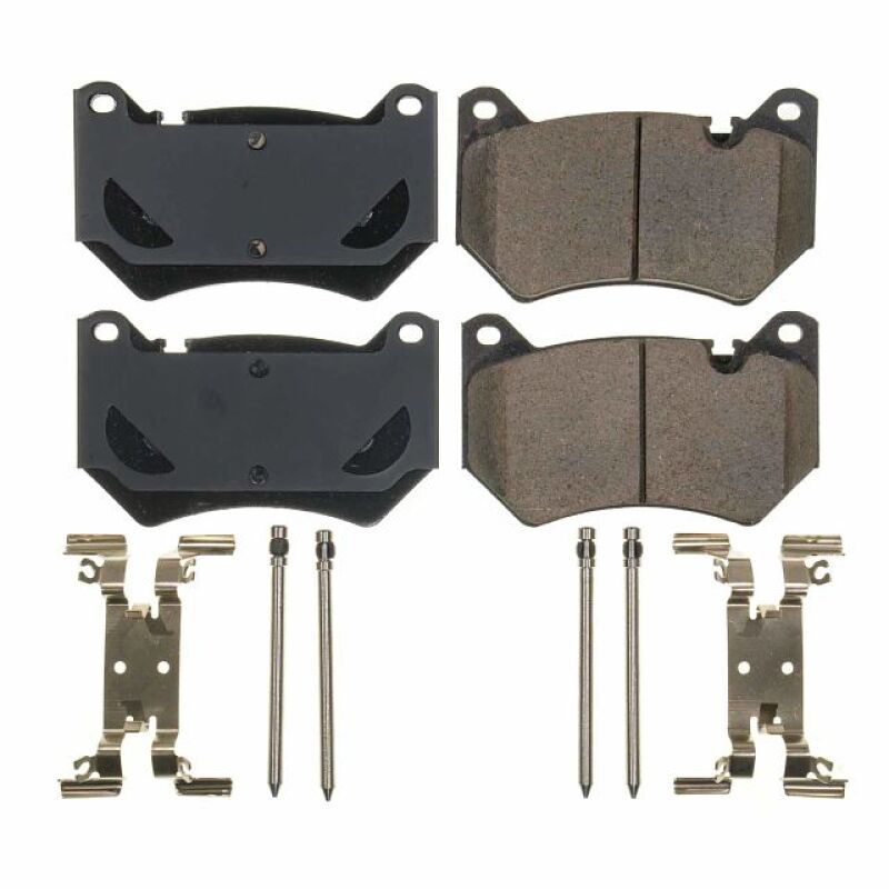 PSB Z17 Evolution Brake Pads - Power Stop 18-22 Audi Q5 Front Z17 Evo Ceramic Brake Pads w/Hardware