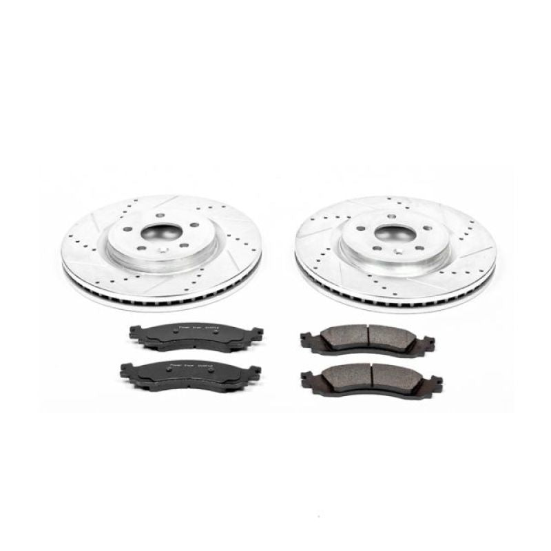 PSB Z23 Evolution Kit - Power Stop 2010 Ford Taurus Front Z23 Evolution Sport Brake Kit