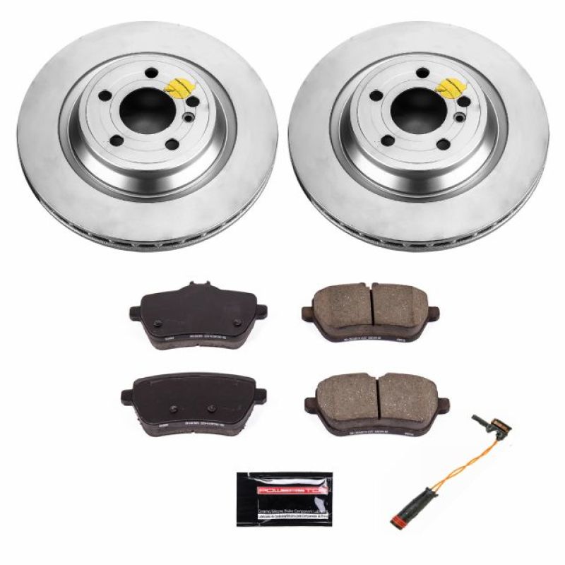 PSB Z23 Evolution Coated Kit - Power Stop 15-16 Mercedes-Benz SL400 Rear Z23 Evolution Sport Coated Brake Kit