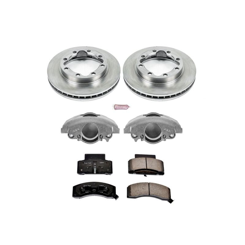 PSB Autospecialty Rotor - Power Stop 90-00 GMC K3500 Front Autospecialty Kit w/Cals