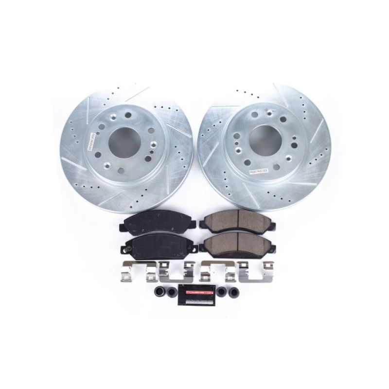 PSB Z23 Evolution Kit - Power Stop 07-08 Cadillac Escalade Front Z23 Evolution Sport Brake Kit