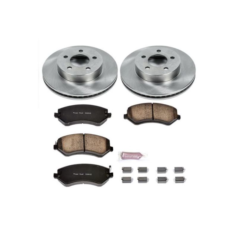 PSB Autospecialty Kit - Power Stop 02-07 Jeep Liberty Front Autospecialty Brake Kit