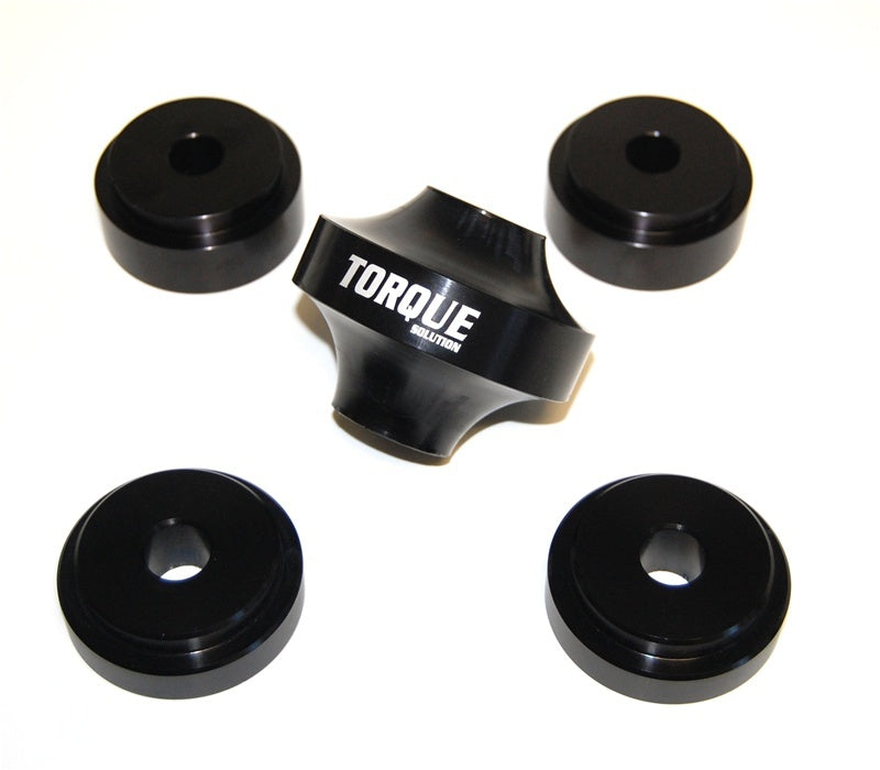 TQS Diff Bushings - Torque Solution Solid Differential Bushing w/ Billet Inserts: Mitsubishi Evolution X MR & GSR 2008+