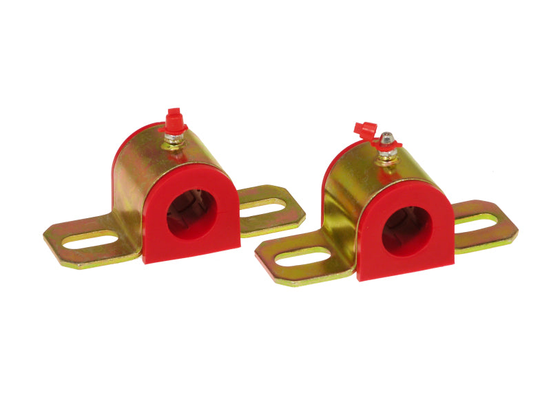 PRO Sway/End Link Bush - Red - Prothane Universal Greasable Sway Bar Bushings - 15/16in - Type B Bracket - Red