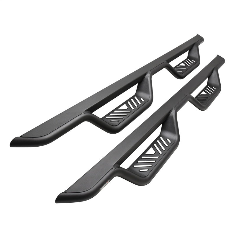 WES Nerf Bars - Outlaw - Westin 19-22 Chevrolet Silverado / GMC Sierra Double Cab Outlaw Nerf Step Bars - Textured Black