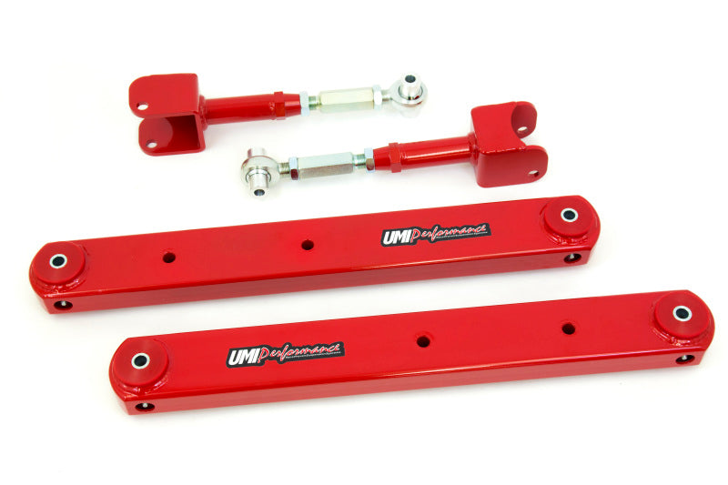 UMI Control Arm Kits - UMI Performance 64-67 GM A-Body Rear Control Arm Kit Fully Boxed Lowers Adjustable Uppers