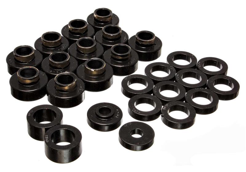 ES Body Mounts - Black - Energy Suspension CJ-8 Scrambler Body Mount - Black