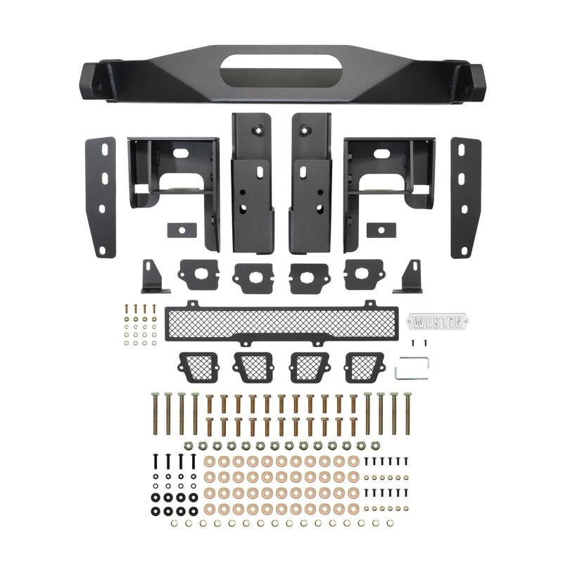 WES Pro-Series Bumpers - Westin 19-21 Chevrolet Silverado 1500 (Excl. Diesel & LD) Pro-Series Front Bumper - Textured Black