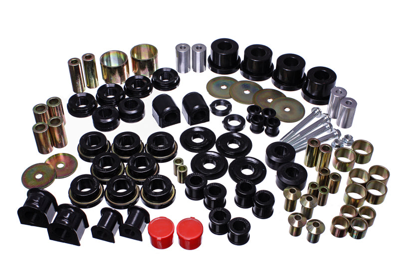 ES Hyper-Flex Sets - Black - Energy Suspension 15-16 Ford Mustang Black Hyper-Flex Master Bushing Set