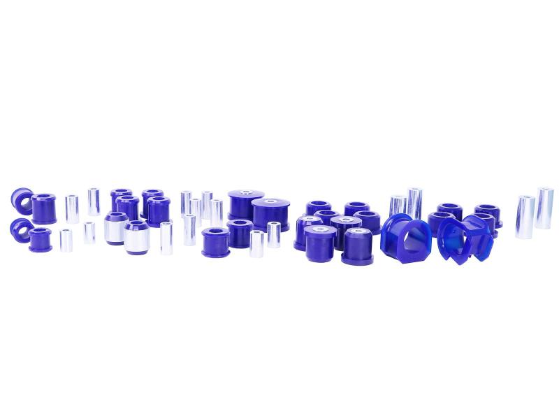 SPR Bushing Kits - SuperPro 1993 Mazda RX-7 Base Front / Rear Vehicle Master Bushing Kit - Standard Alignment