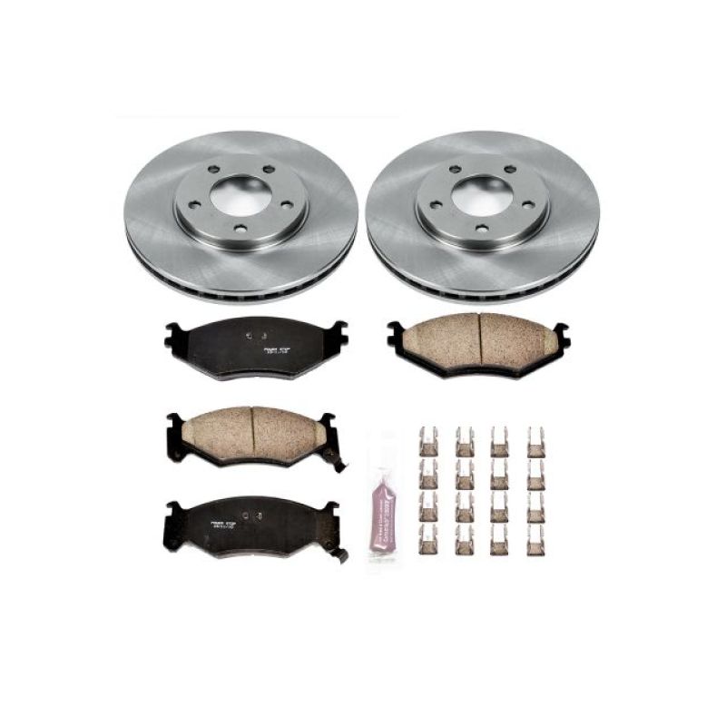 PSB Autospecialty Kit - Power Stop 91-95 Chrysler Town & Country Front Autospecialty Brake Kit