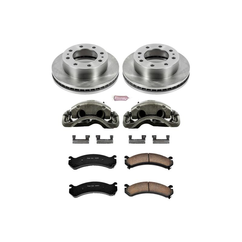 PSB Autospecialty Kit - Power Stop 07-10 GMC Sierra 3500 HD Front Autospecialty Kit w/Cals