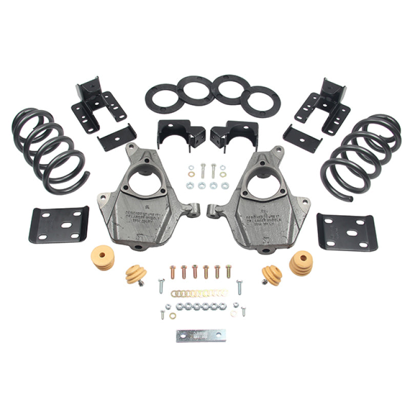 BT Lowering Kit - Belltech LOWERING KIT 16.5-17 Chevy Silverado Ext/Crew Cab 2WD 3-4F / 5-6R