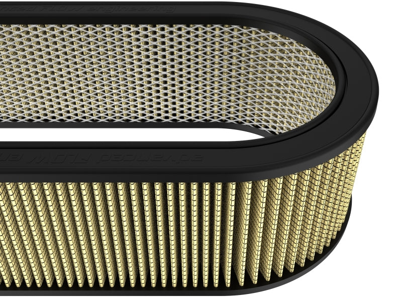 AFE Universal Pro-G 7 Filter - aFe Magnum FLOW Custom Air Filter 18-1/8 IN L x 7-1/4 IN W x 5 IN H w/ Expanded Metal