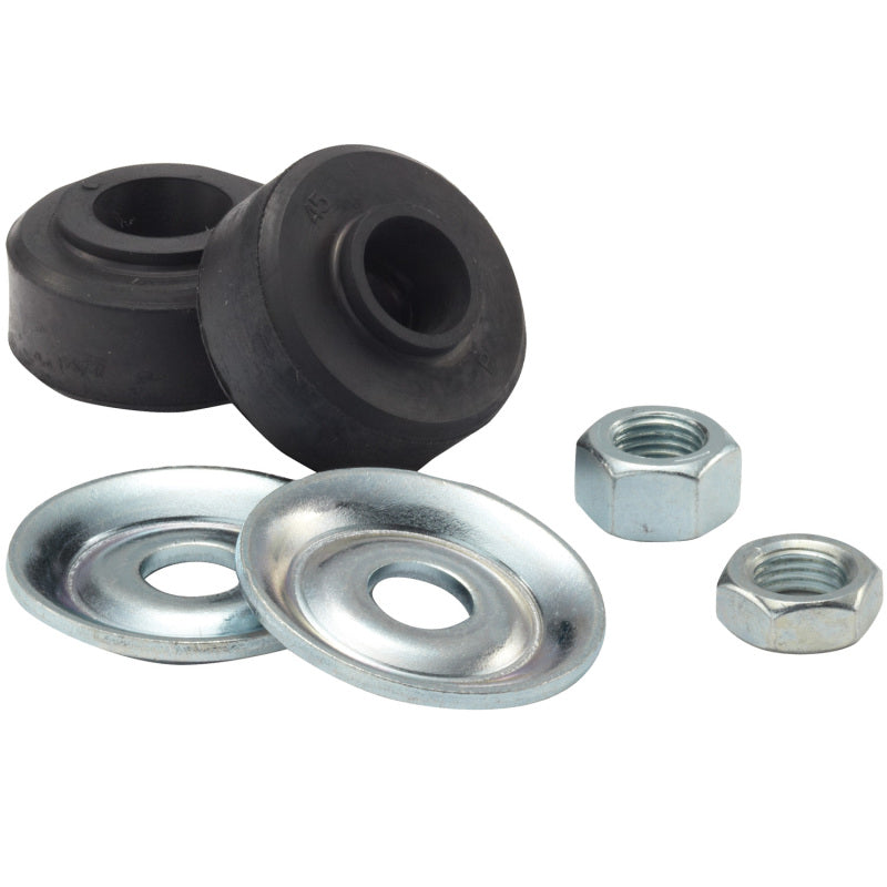 QAP Bushings - QA1 Stud Top Bushing Kit w/Jam Nuts - 5/8in & 7/8in Hole Bushings