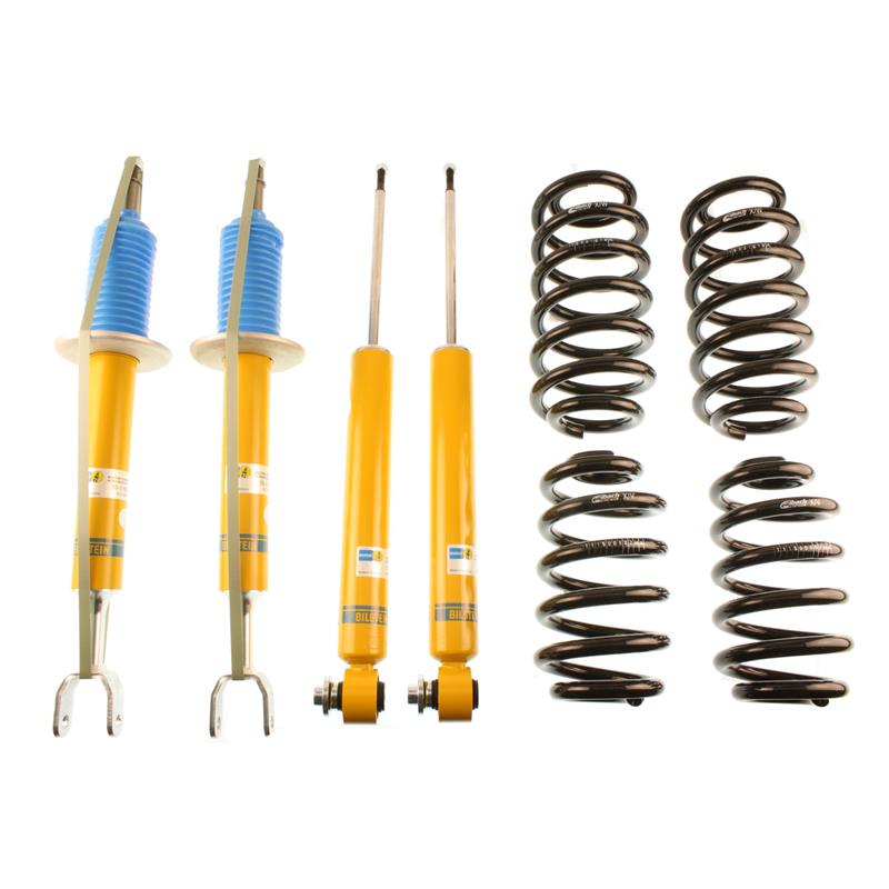 BIL B12 Series Suspension Kits - Bilstein B12 2005 Audi A6 Quattro Base Front and Rear Complete Suspension Kit