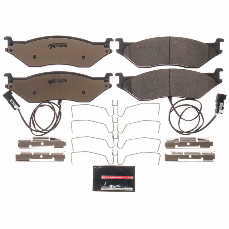 PSB Z36 Truck & Tow Brake Pads - Power Stop 08-09 Ford F-53 Motorhome Chassis Rear Z36 Truck & Tow Brake Pads w/Hardware